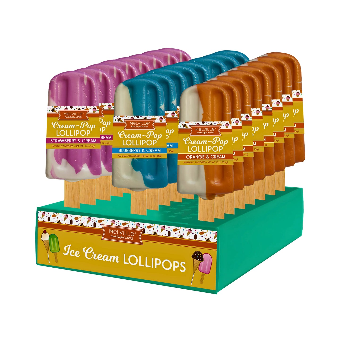 MELVILLE LOLLIPOP 24PCS
