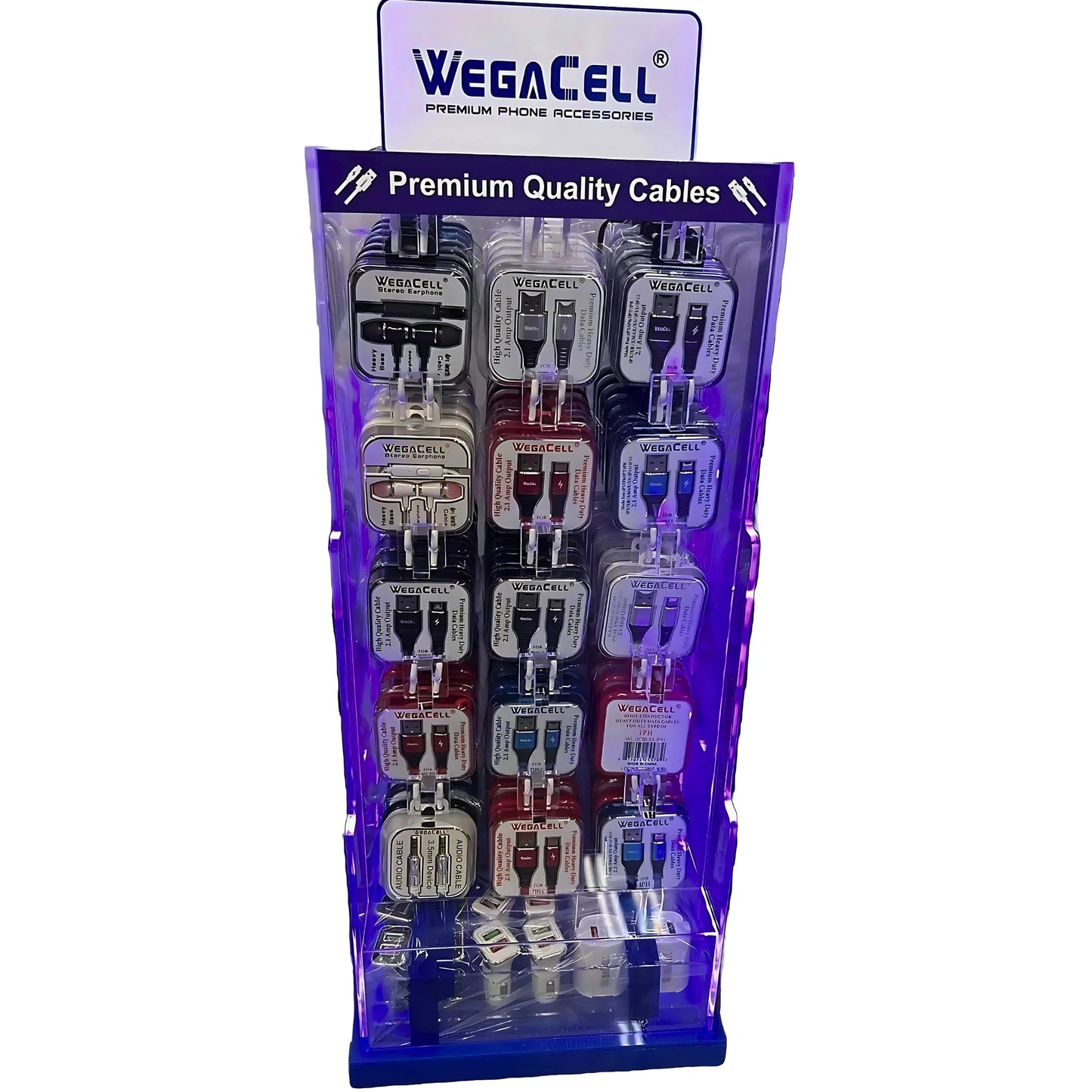 A054 Wega Tower display with 139 pcs